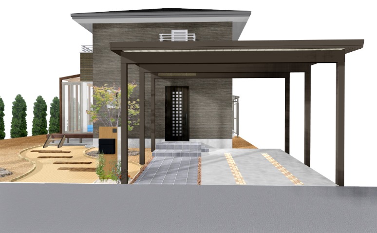 早川様邸外構工事人入-カメラ17